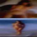 Naked girl likes his swinging